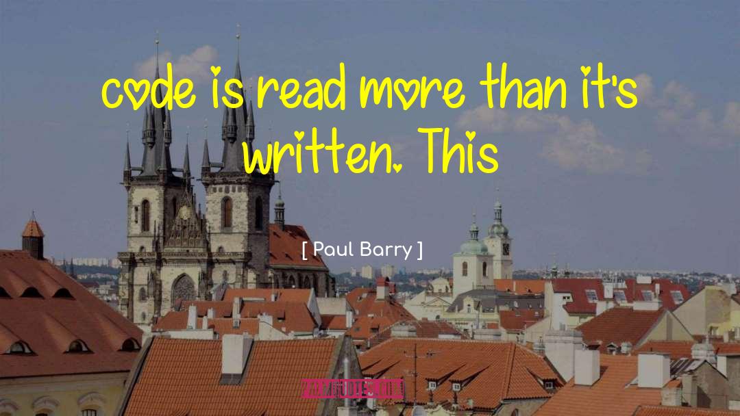 Bible Code quotes by Paul Barry