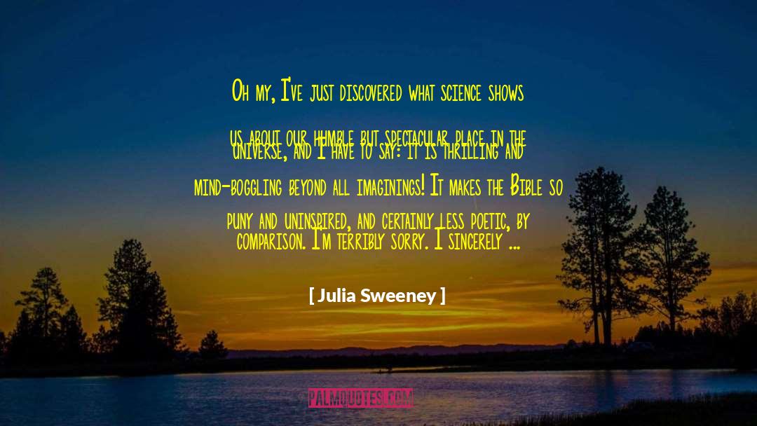 Bible Code quotes by Julia Sweeney