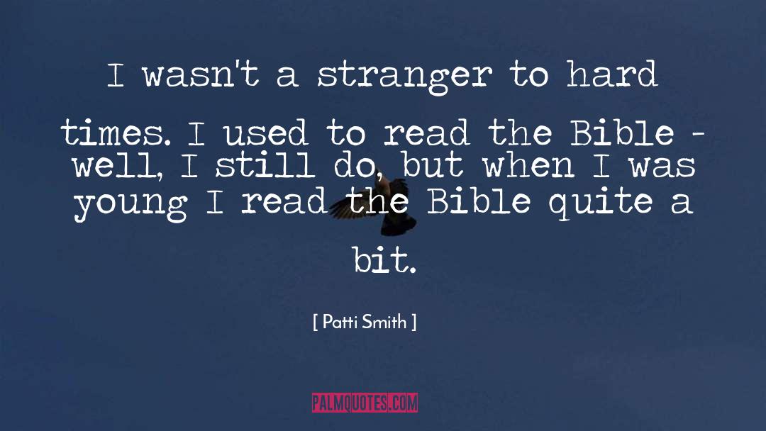 Bible Code quotes by Patti Smith