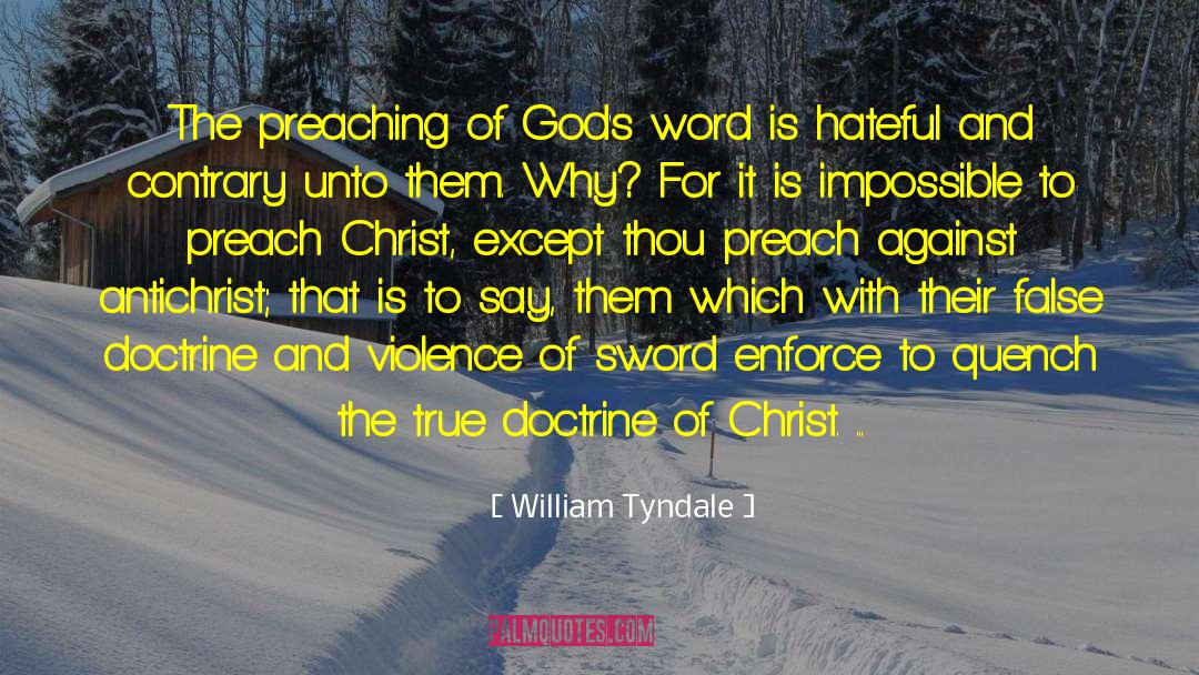 Bible Doctrine quotes by William Tyndale
