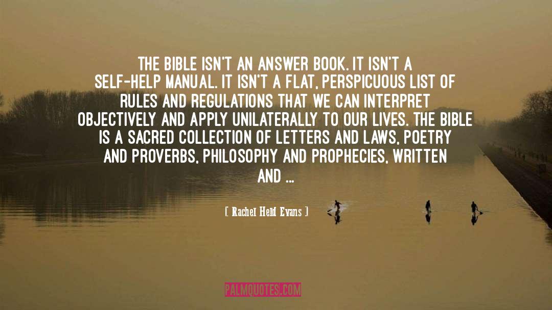 Bible Doctrine quotes by Rachel Held Evans