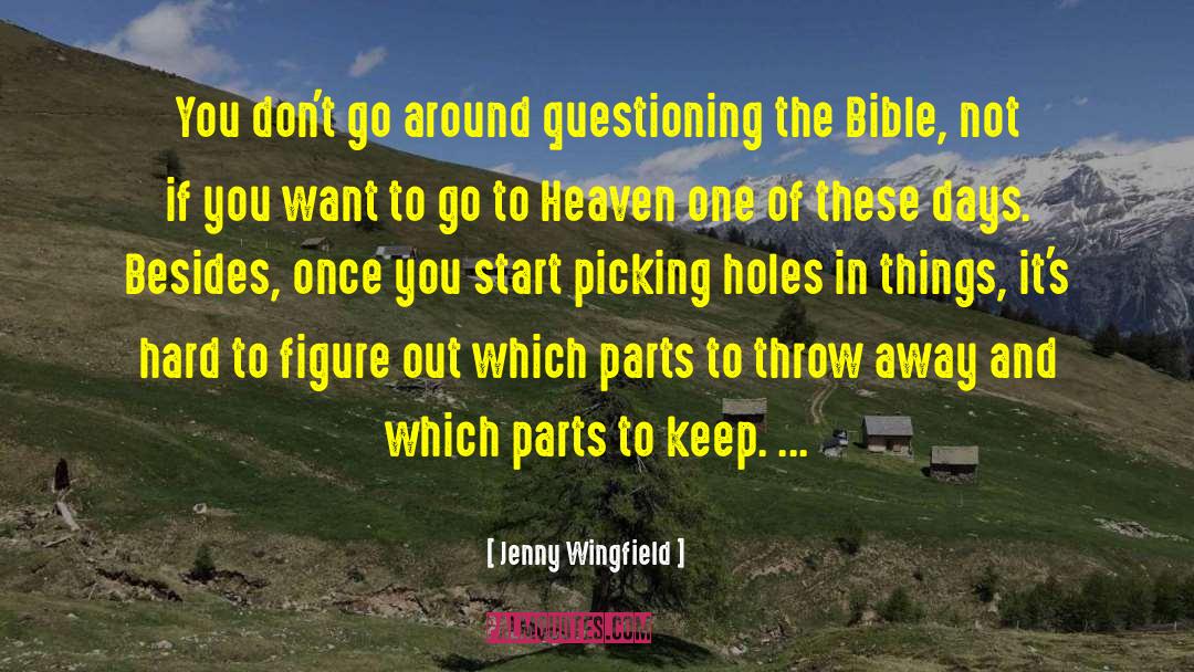 Bible Drought quotes by Jenny Wingfield
