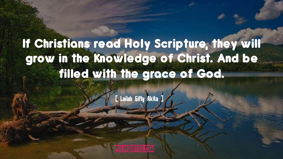 Bible Gods Grace quotes by Lailah Gifty Akita