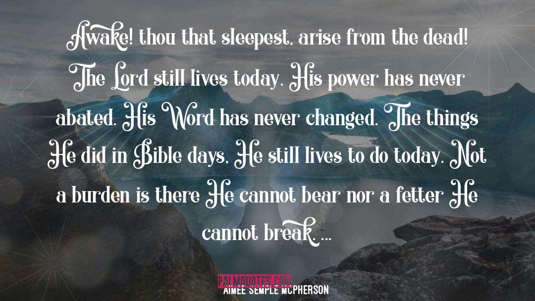 Bible Greediness quotes by Aimee Semple McPherson