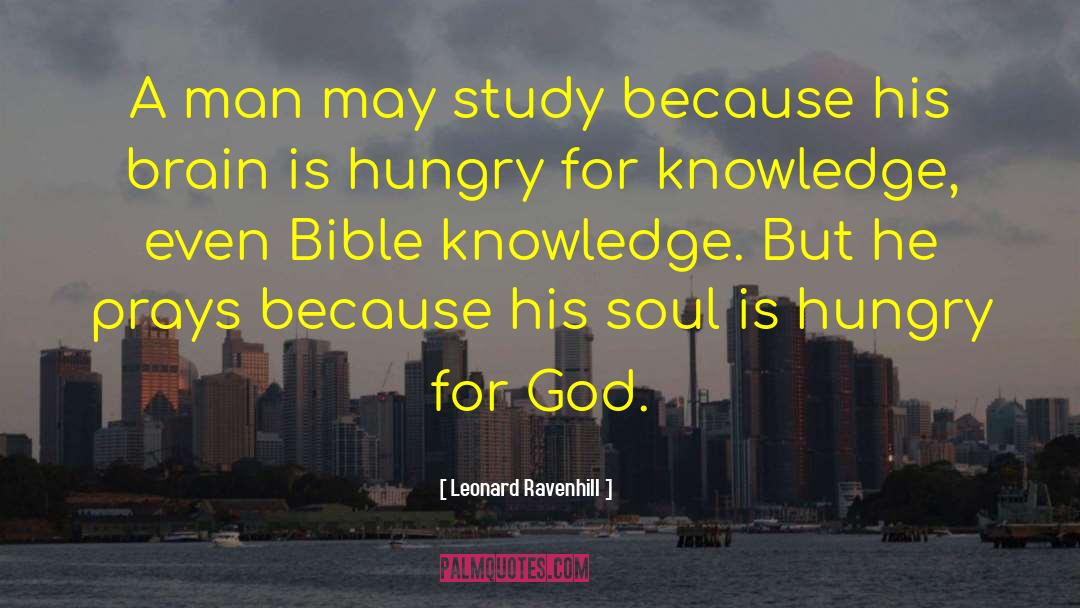 Bible Knowledge quotes by Leonard Ravenhill