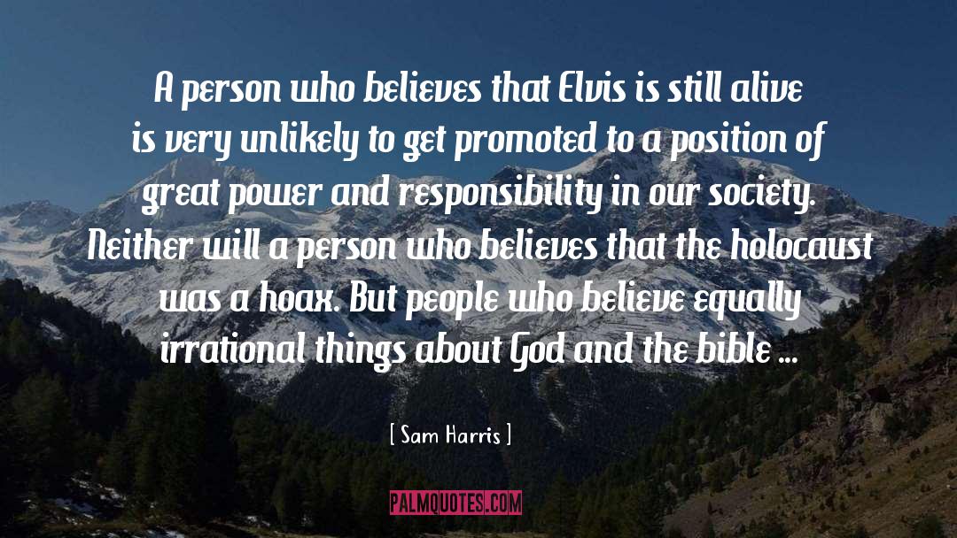 Bible quotes by Sam Harris