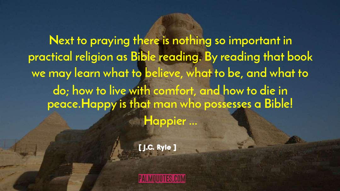 Bible Reading quotes by J.C. Ryle