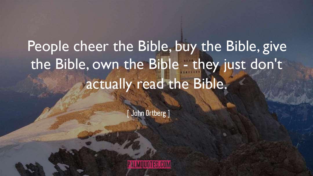 Bible Rosary Quote quotes by John Ortberg