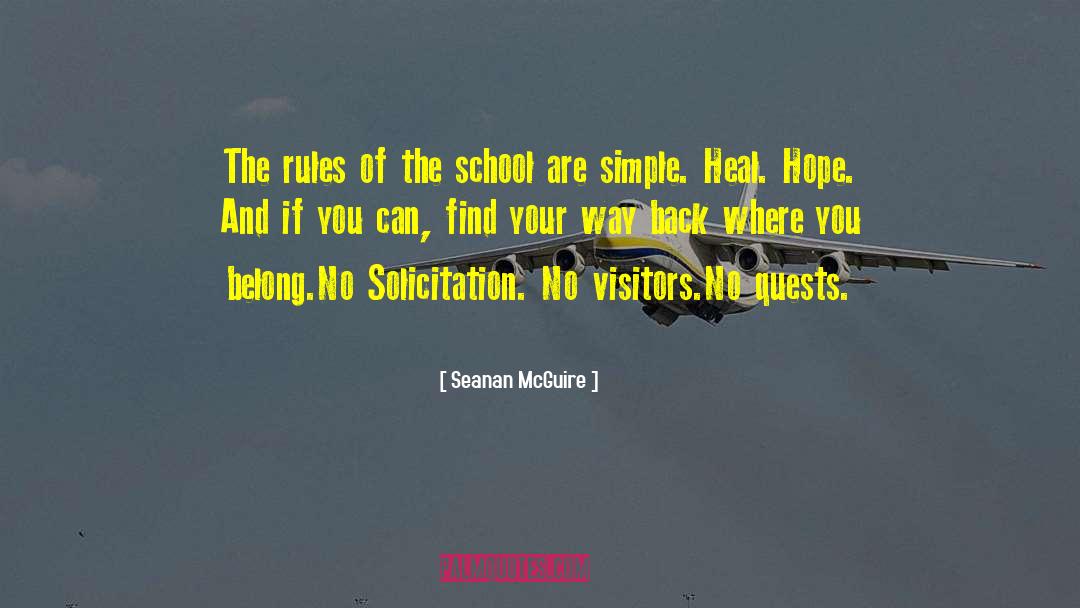 Bible School quotes by Seanan McGuire