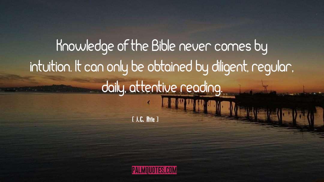 Bible Sensitivity quotes by J.C. Ryle