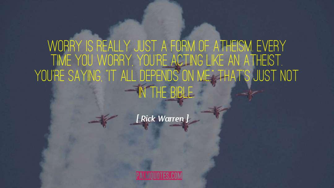 Bible Slander quotes by Rick Warren