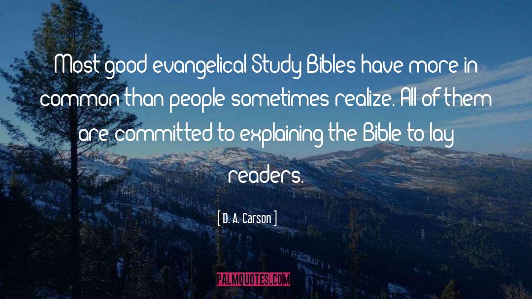 Bible Slander quotes by D. A. Carson