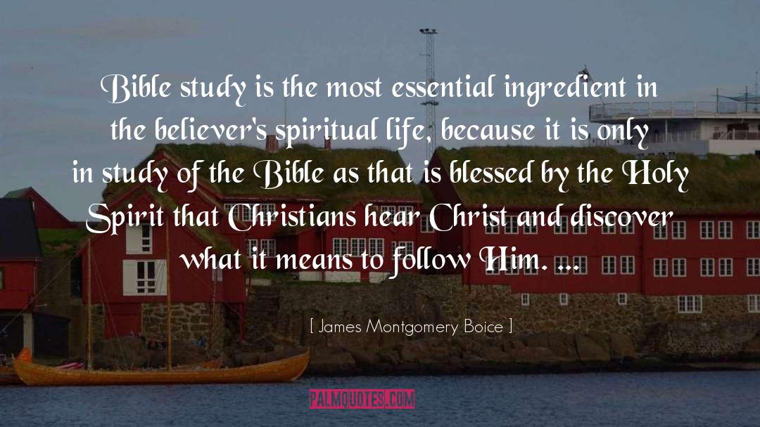 Bible Study quotes by James Montgomery Boice