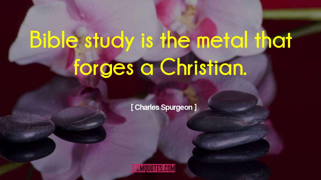 Bible Study quotes by Charles Spurgeon