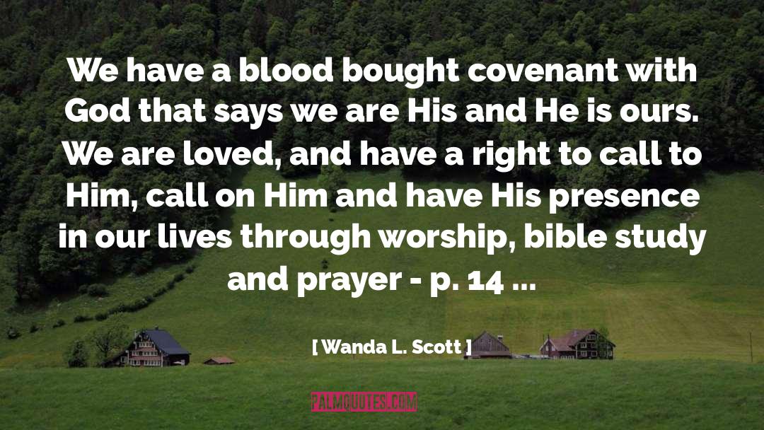 Bible Study quotes by Wanda L. Scott