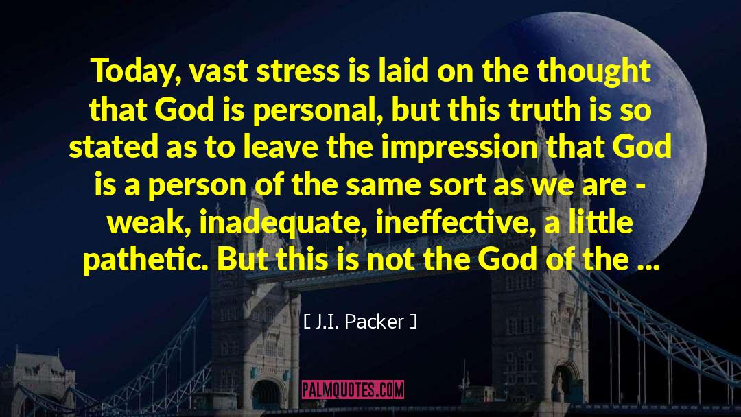 Bible Tragedies quotes by J.I. Packer