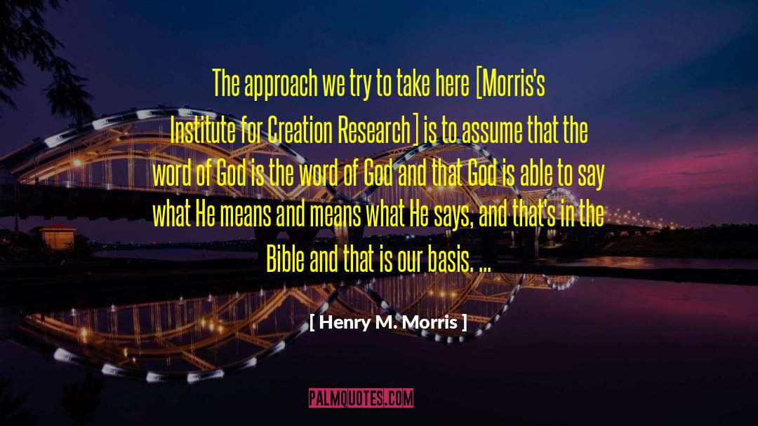 Bible Verse quotes by Henry M. Morris