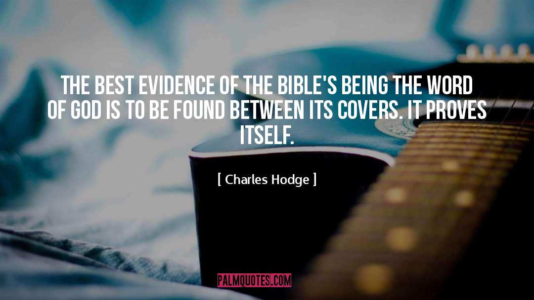 Bibles quotes by Charles Hodge