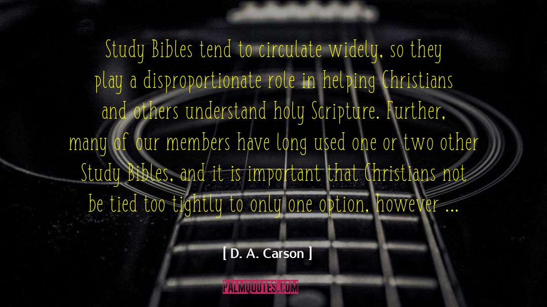 Bibles quotes by D. A. Carson