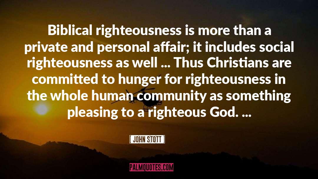 Biblical Community quotes by John Stott