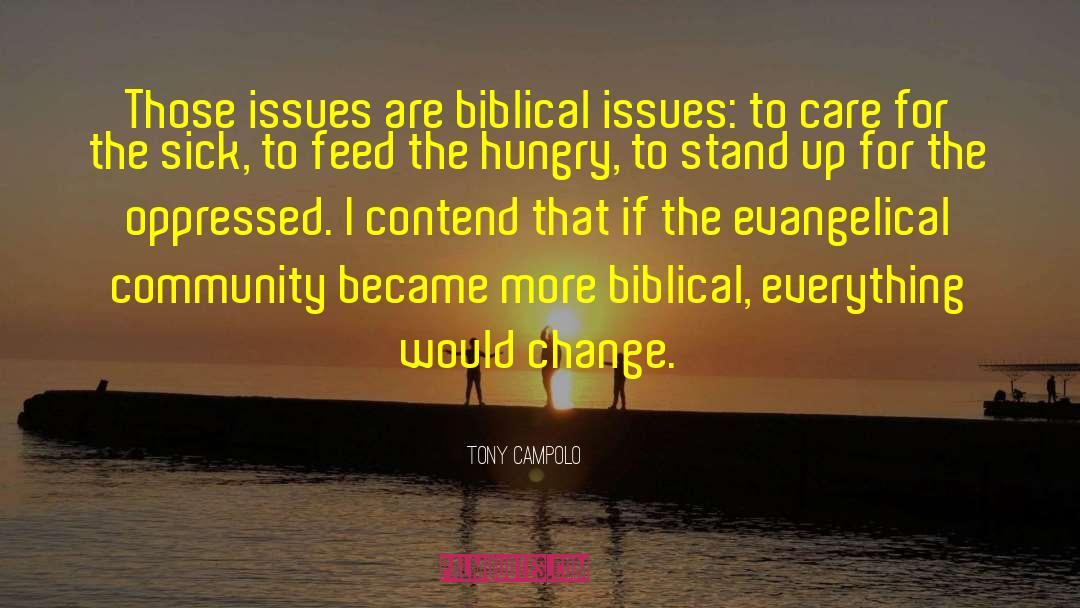 Biblical Governance quotes by Tony Campolo