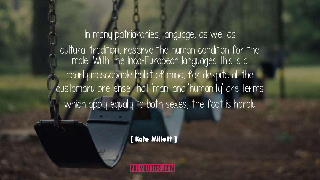 Biblical Languages quotes by Kate Millett