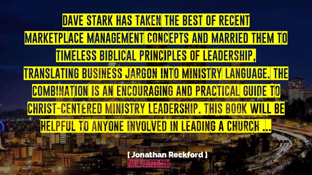 Biblical Principles quotes by Jonathan Reckford