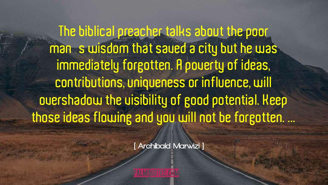Biblical Series quotes by Archibald Marwizi