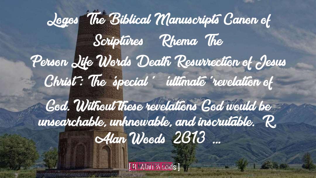Biblical Stories quotes by R. Alan Woods