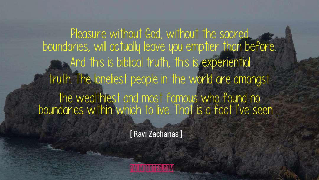 Biblical Truth quotes by Ravi Zacharias