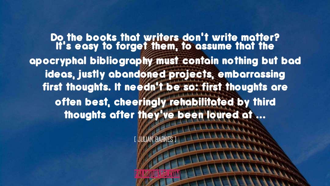 Bibliography quotes by Julian Barnes