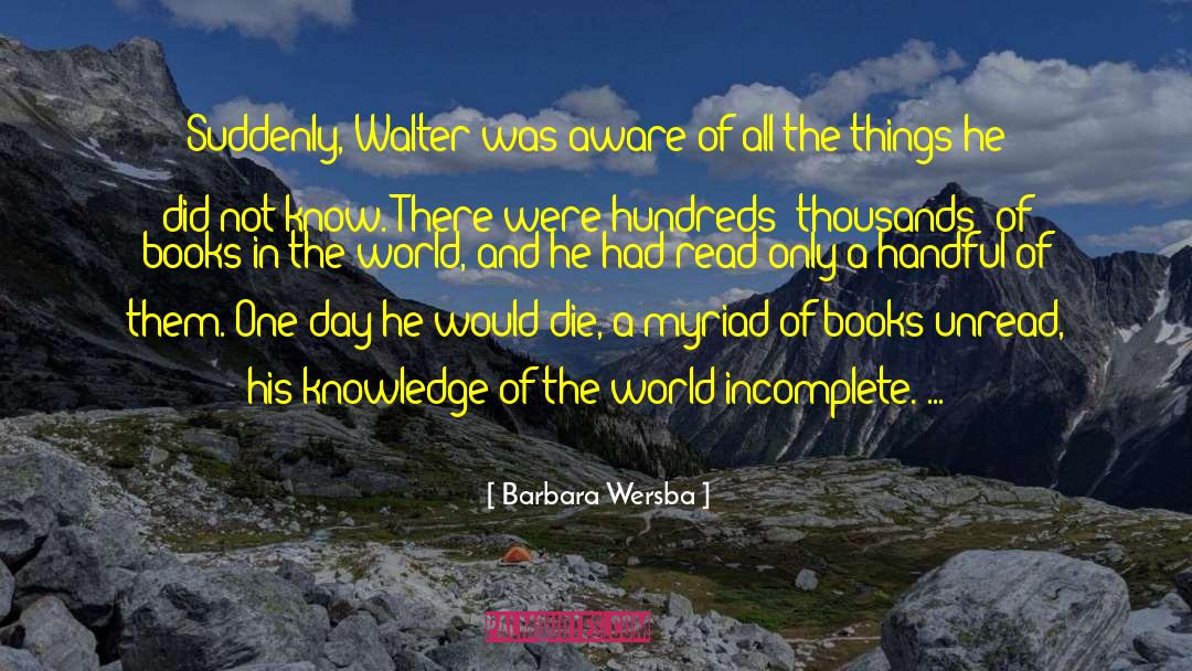 Bibliophile quotes by Barbara Wersba