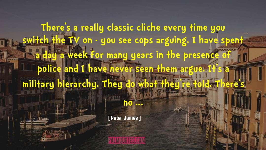 Bickering quotes by Peter James