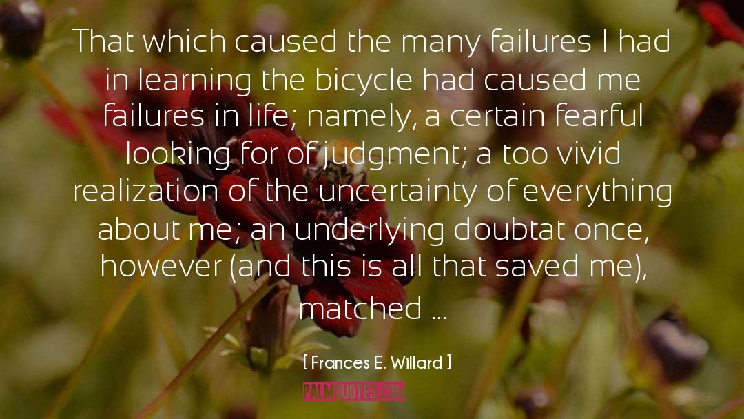 Bicycle Adventure quotes by Frances E. Willard