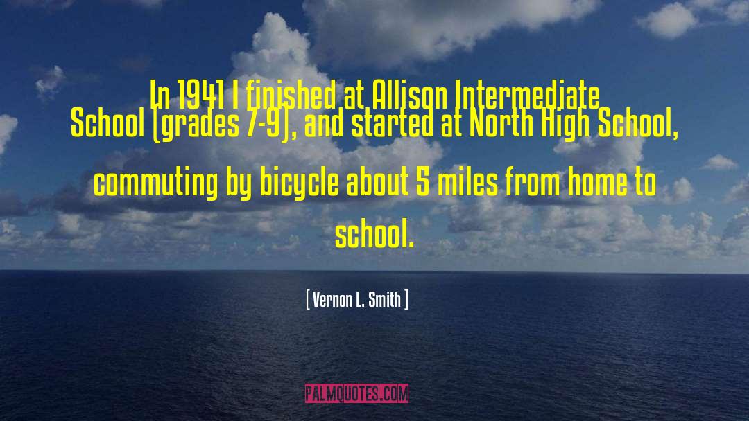 Bicycle quotes by Vernon L. Smith