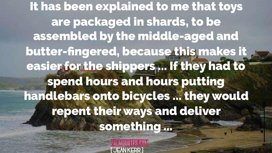 Bicycles quotes by Jean Kerr