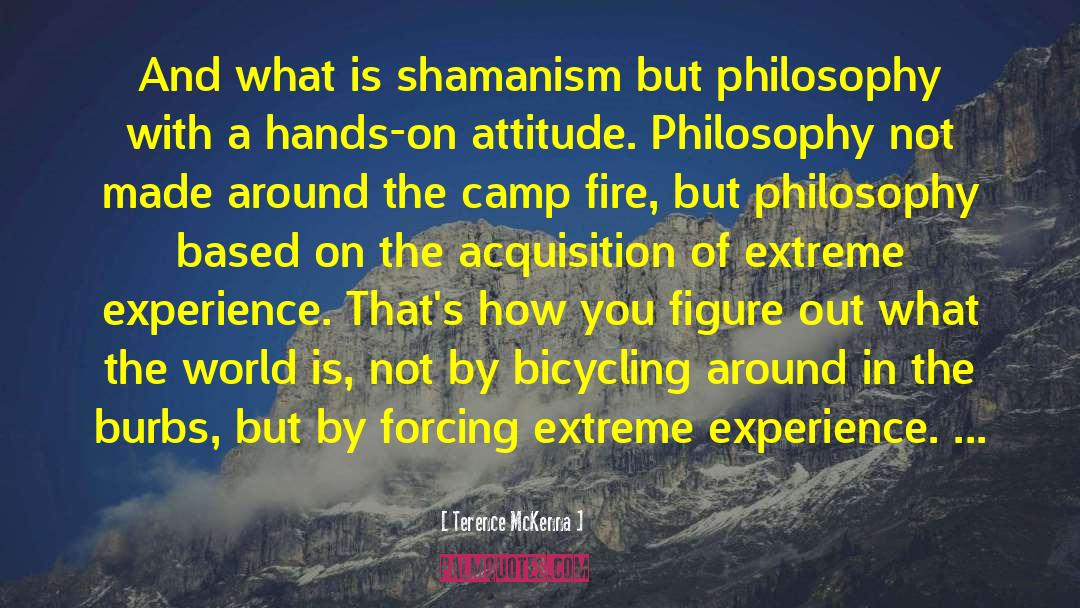 Bicycling quotes by Terence McKenna