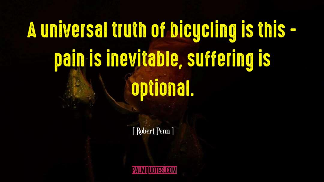 Bicycling quotes by Robert Penn
