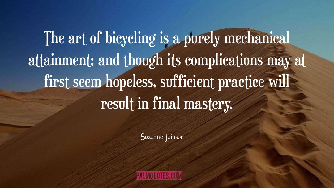 Bicycling quotes by Suzanne Joinson