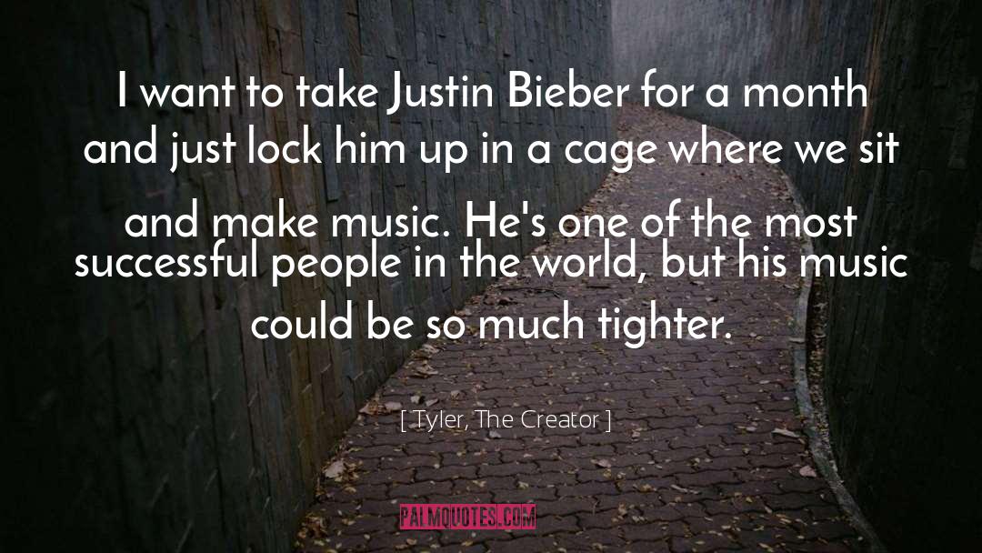 Bieber quotes by Tyler, The Creator