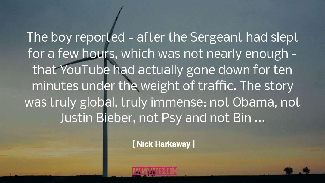 Bieber quotes by Nick Harkaway