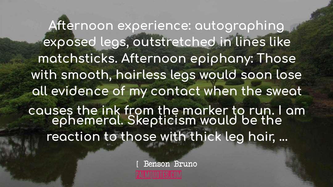 Bifocals With Lines quotes by Benson Bruno