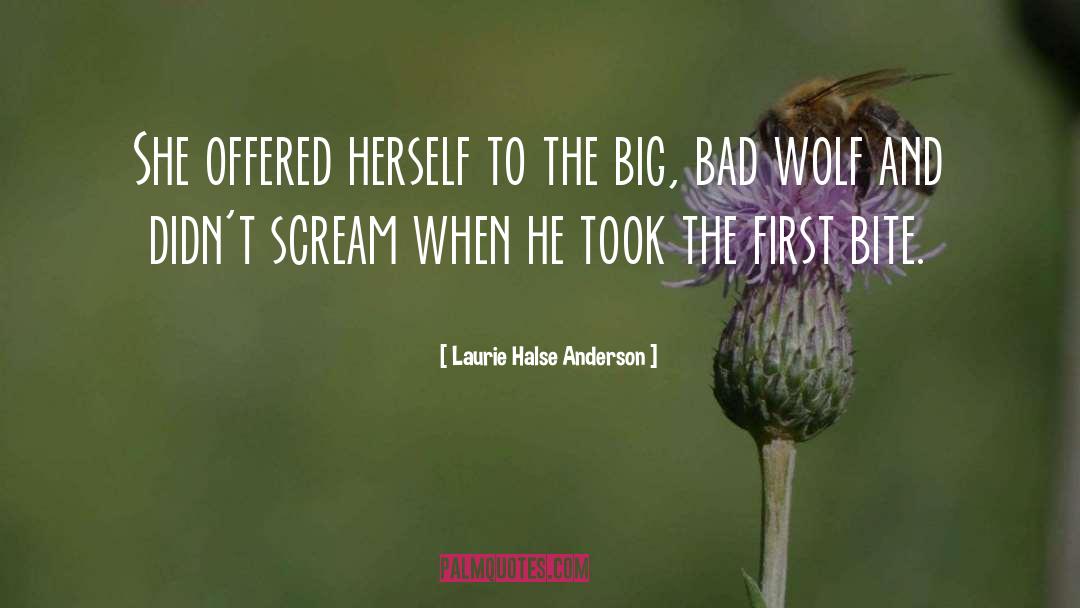 Big Bad Wolf quotes by Laurie Halse Anderson