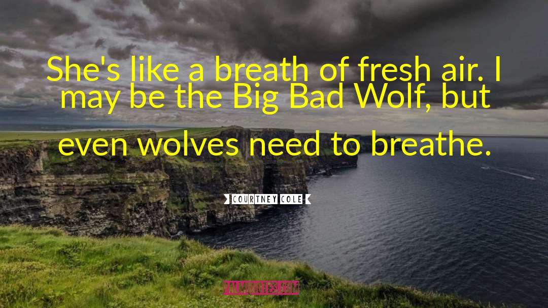 Big Bad Wolf quotes by Courtney Cole