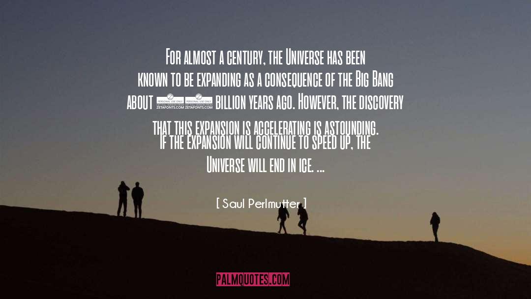 Big Bang quotes by Saul Perlmutter