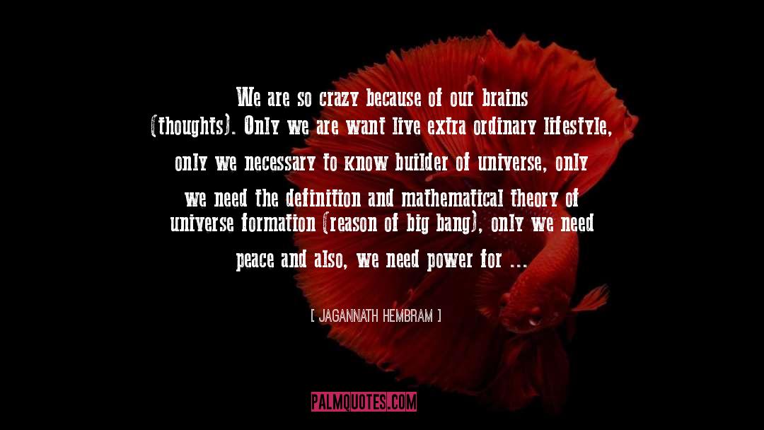 Big Bang Theory In Creation quotes by Jagannath Hembram