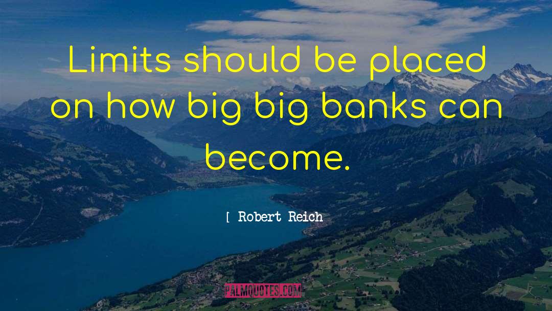 Big Banks quotes by Robert Reich