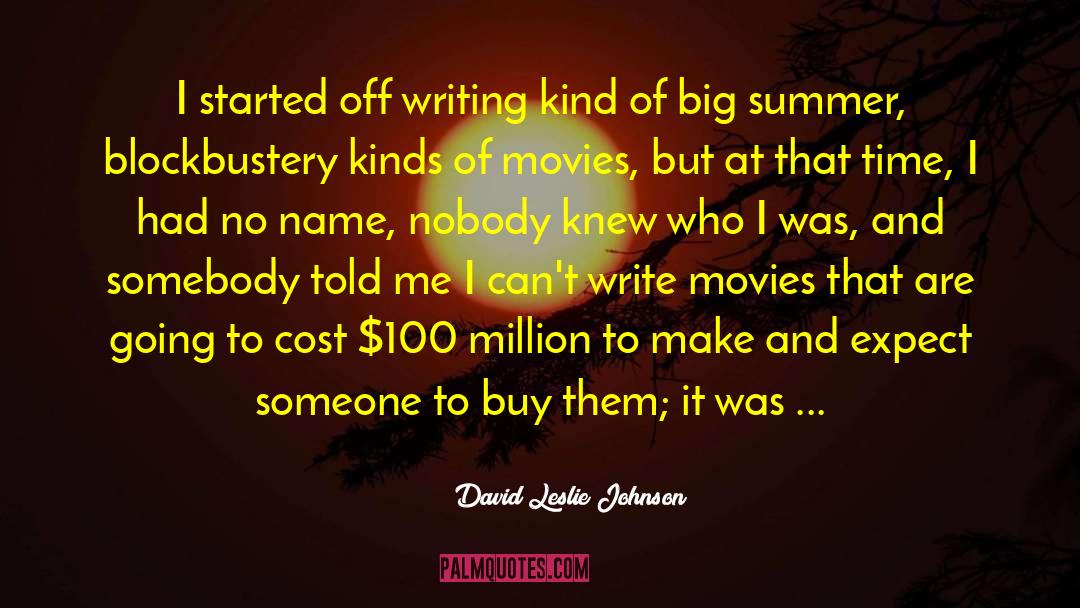 Big Boss quotes by David Leslie Johnson