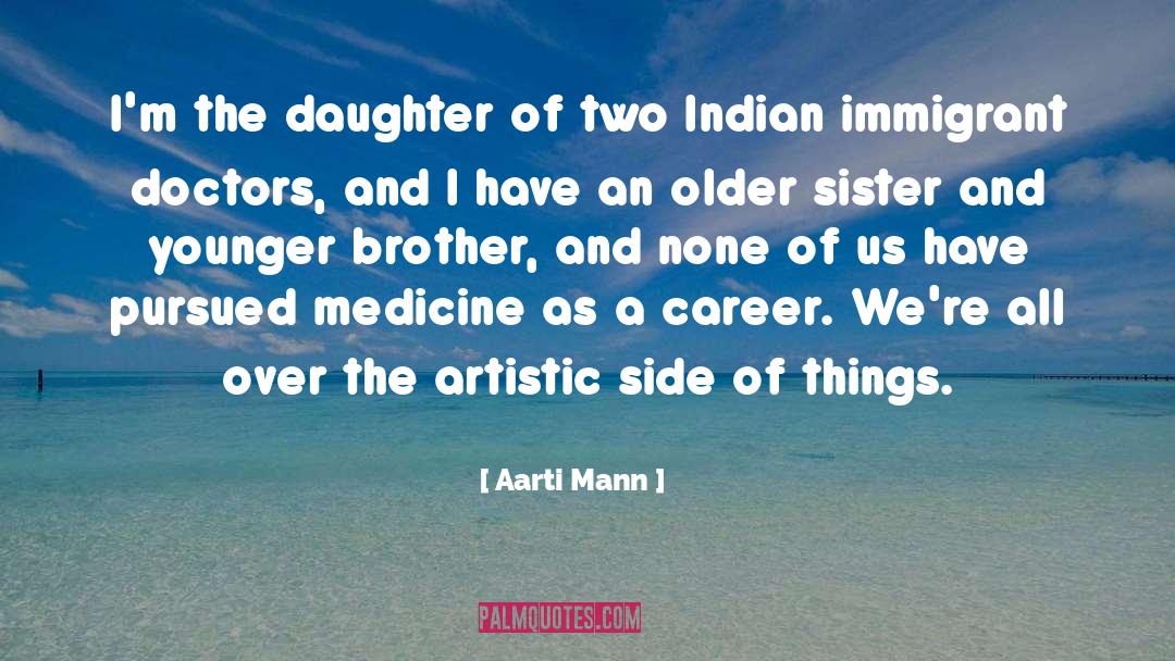 Big Brother And Little Sister Bond quotes by Aarti Mann