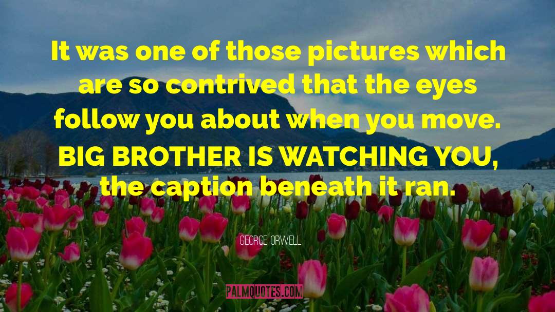 Big Brother Is Watching quotes by George Orwell